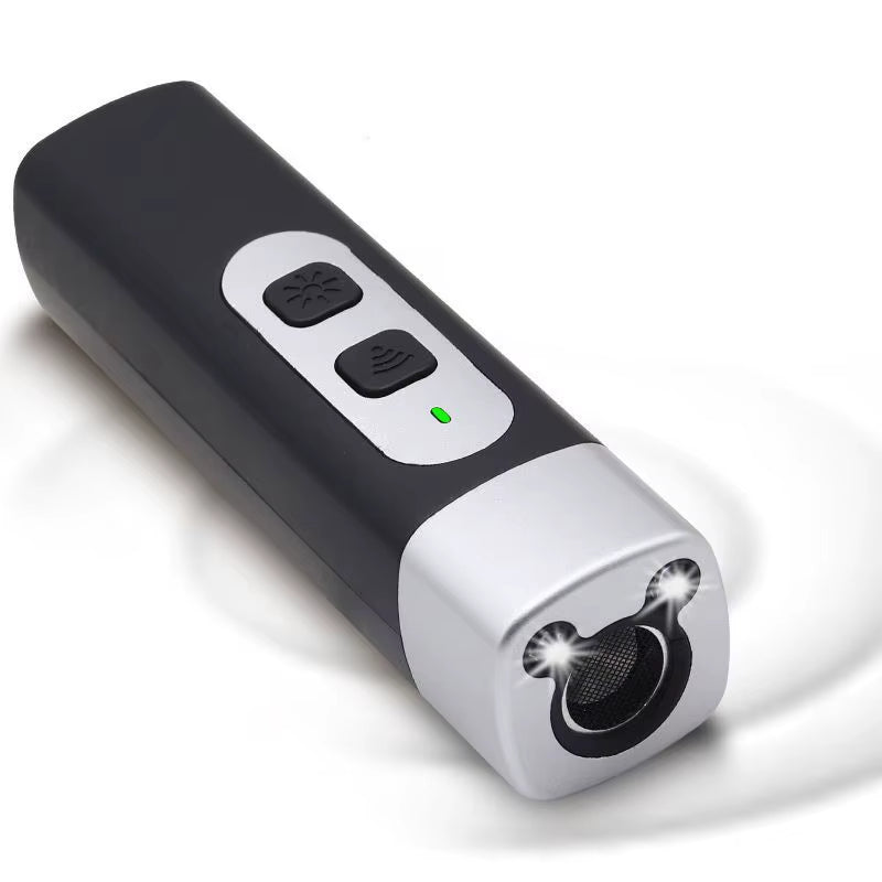 Revolutionary Ultrasonic Dog Bark Shield Pro - The Ultimate Anti-Bark Device with HD Display and LED Flashlight