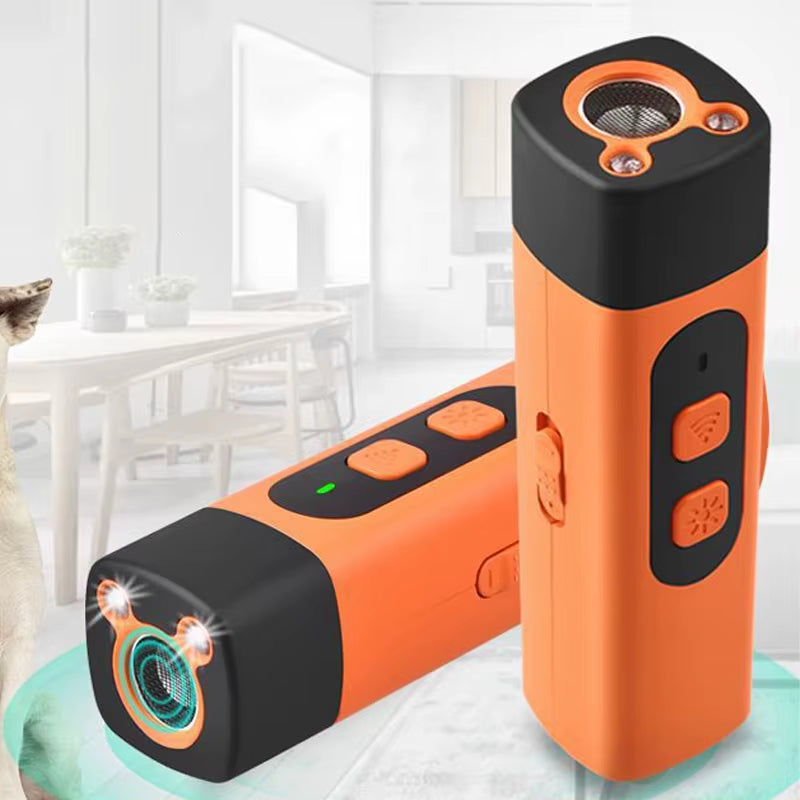 Revolutionary Ultrasonic Dog Bark Shield Pro - The Ultimate Anti-Bark Device with HD Display and LED Flashlight
