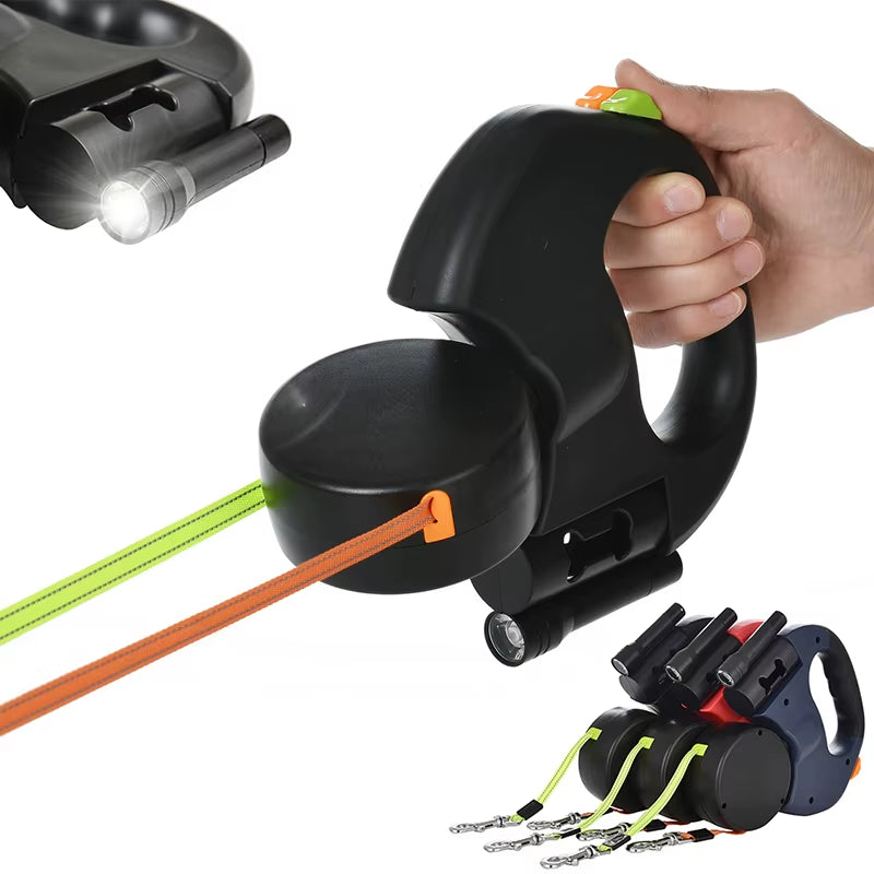 Experience Ultimate Control with the 3M Reflective Retractable Dog Leash - Perfect for Small Dogs!