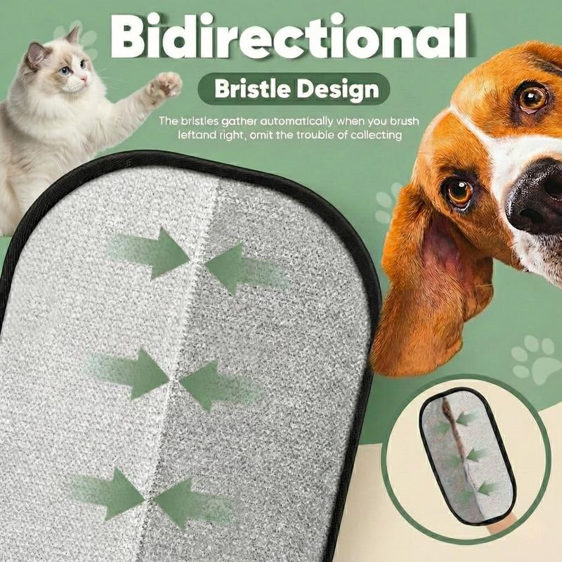 Revolutionary Double-Sided Electrostatic Pet Hair Remover Glove - Effortlessly Clean Furniture, Clothes, and Pets!