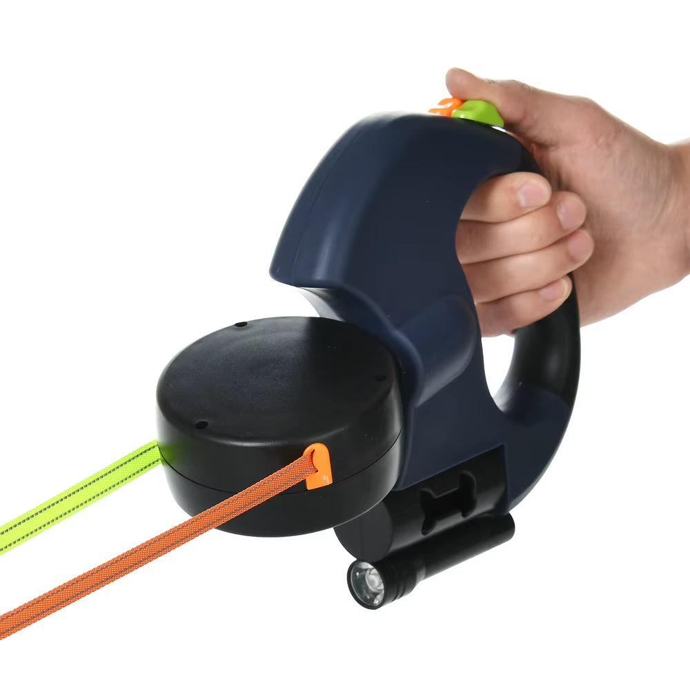 Experience Ultimate Control with the 3M Reflective Retractable Dog Leash - Perfect for Small Dogs!