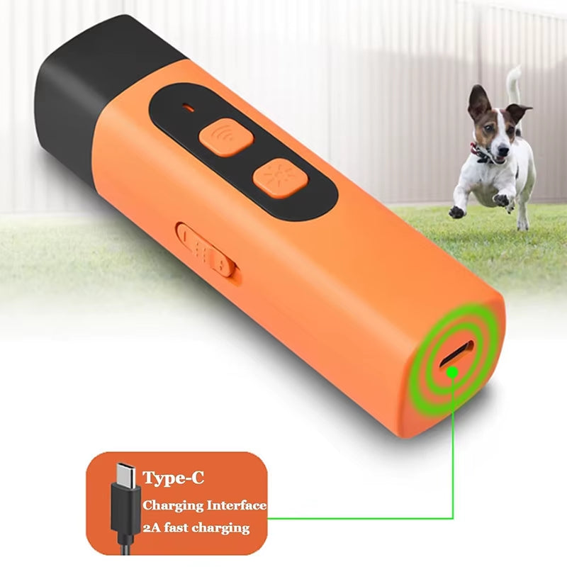 Revolutionary Ultrasonic Dog Bark Shield Pro - The Ultimate Anti-Bark Device with HD Display and LED Flashlight