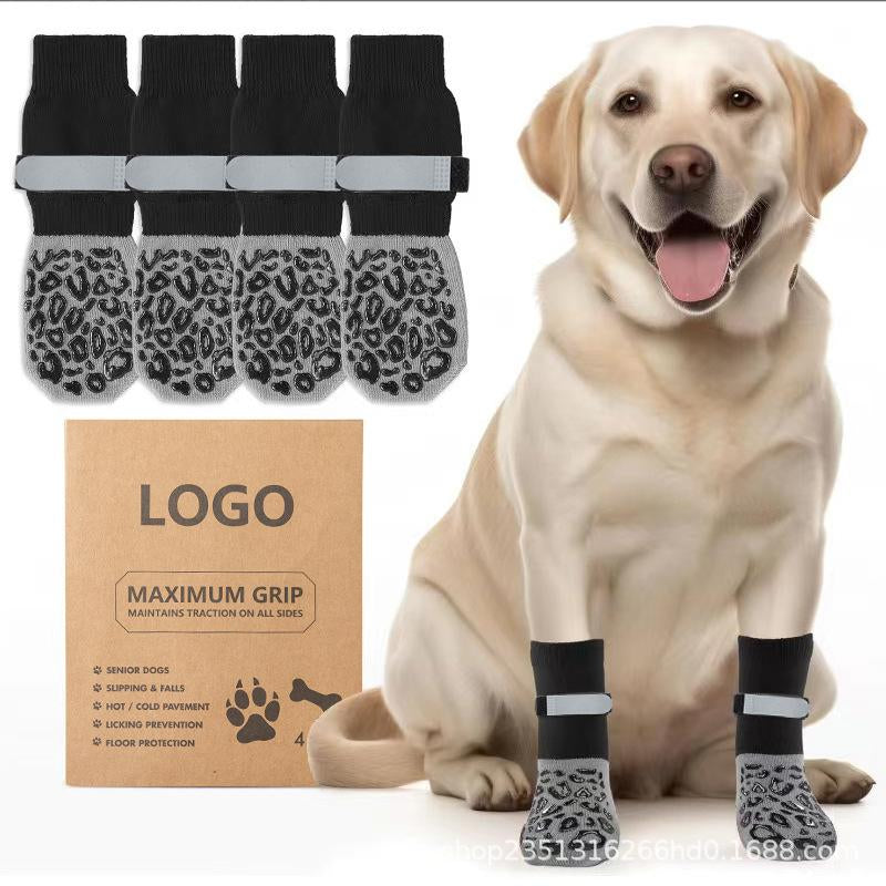 Ultimate Anti-Slip Dog Socks: Protect Paws from Licking & Hot Surfaces - Perfect for Senior Dogs & Active Pups!