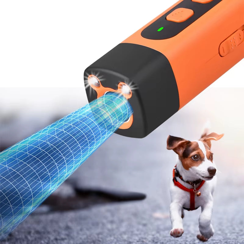 Revolutionary Ultrasonic Dog Bark Shield Pro - The Ultimate Anti-Bark Device with HD Display and LED Flashlight