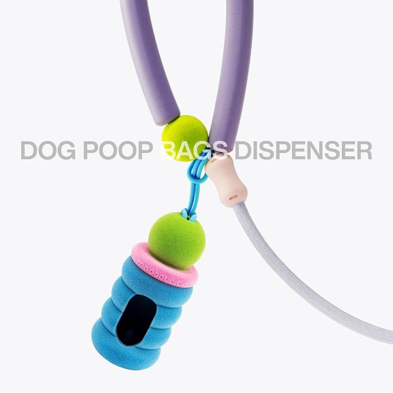 Fun & Functional MAOGOUBLUE Dog Poop Bag Dispenser with 105 Leak-Proof Bags - Stylish Cake Design with Easy Carry Hook