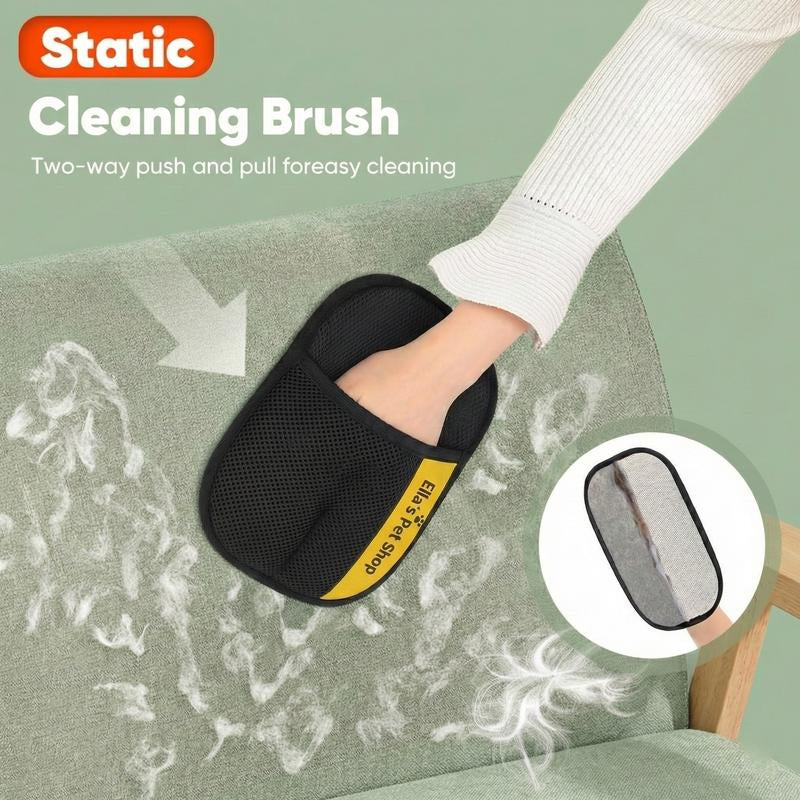 Revolutionary Double-Sided Electrostatic Pet Hair Remover Glove - Effortlessly Clean Furniture, Clothes, and Pets!