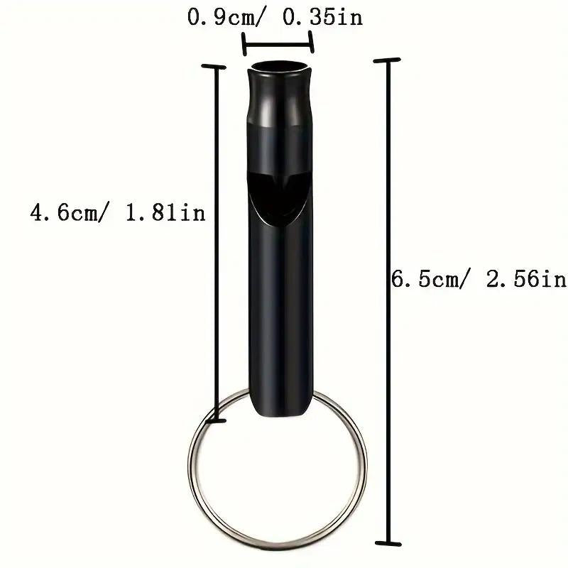 100 Pack Loud Safety Whistles with Keychains - Heavy-Duty Aluminum Alloy, Multi-Color (Red, Green, Blue, Black, White, Purple, Orange, Yellow, Pink, Brown, Gray, Navy, Maroon) - Long-Lasting Outdoor Survival, Camping, Hiking, Sports, Dog Training, Emergen