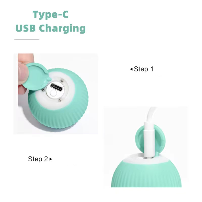 Interactive Electric Cat Ball Toys for Engaging Indoor Play - Automatic Rolling Smart Toys for Cats