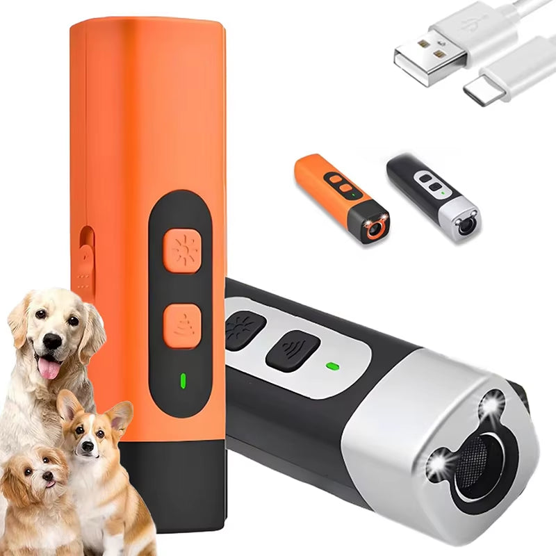 Revolutionary Ultrasonic Dog Bark Shield Pro - The Ultimate Anti-Bark Device with HD Display and LED Flashlight